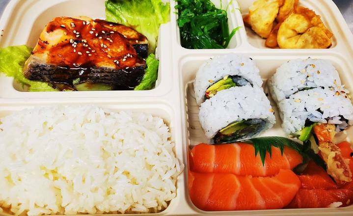 Salmon Teriyaki Bento Box（三文鱼）外卖